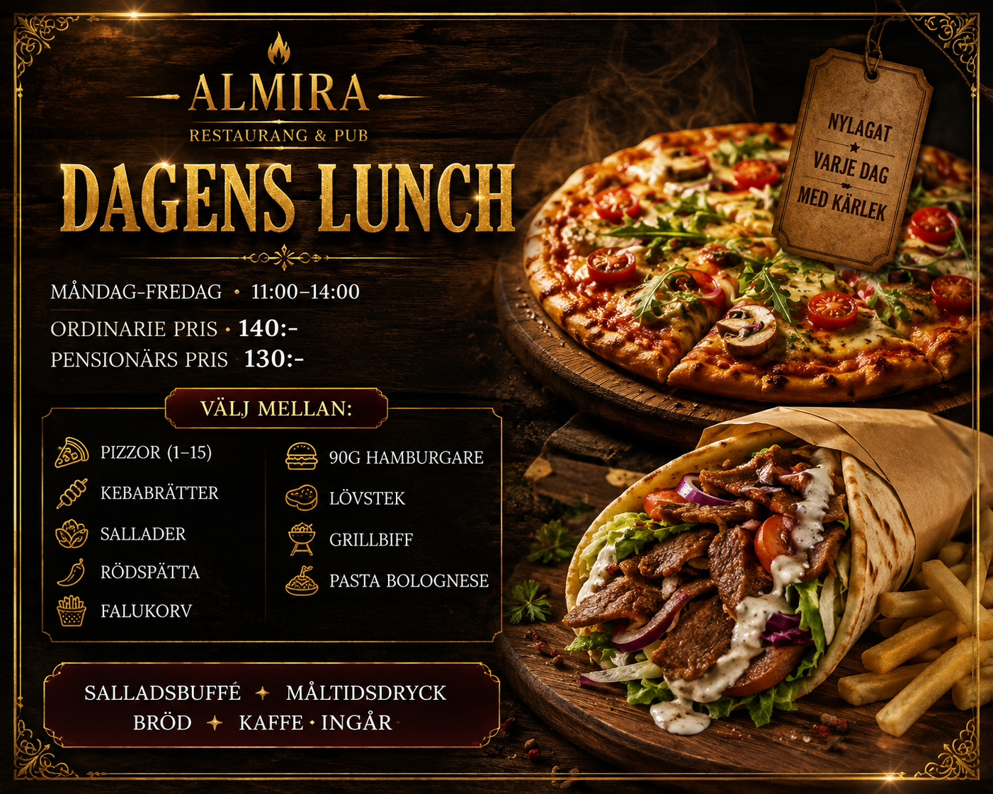 Almira Dagens Lunch