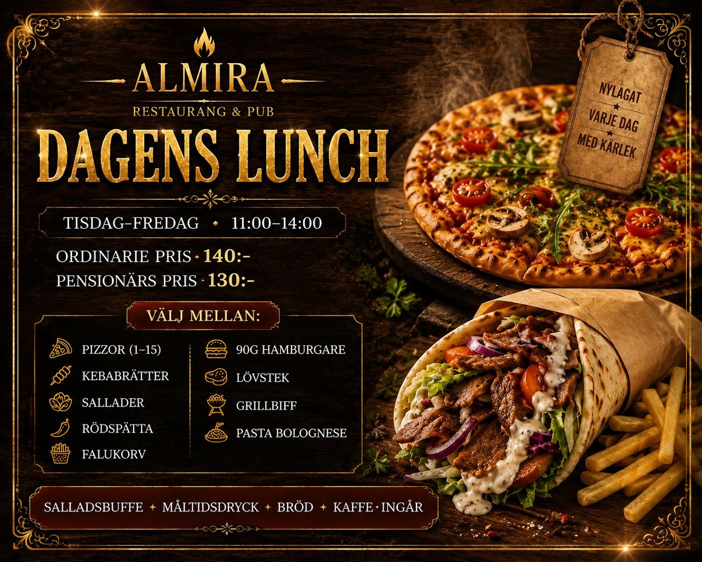 Almira Dagens Lunch